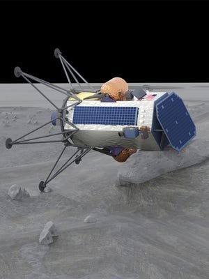 Odysseus moon landing